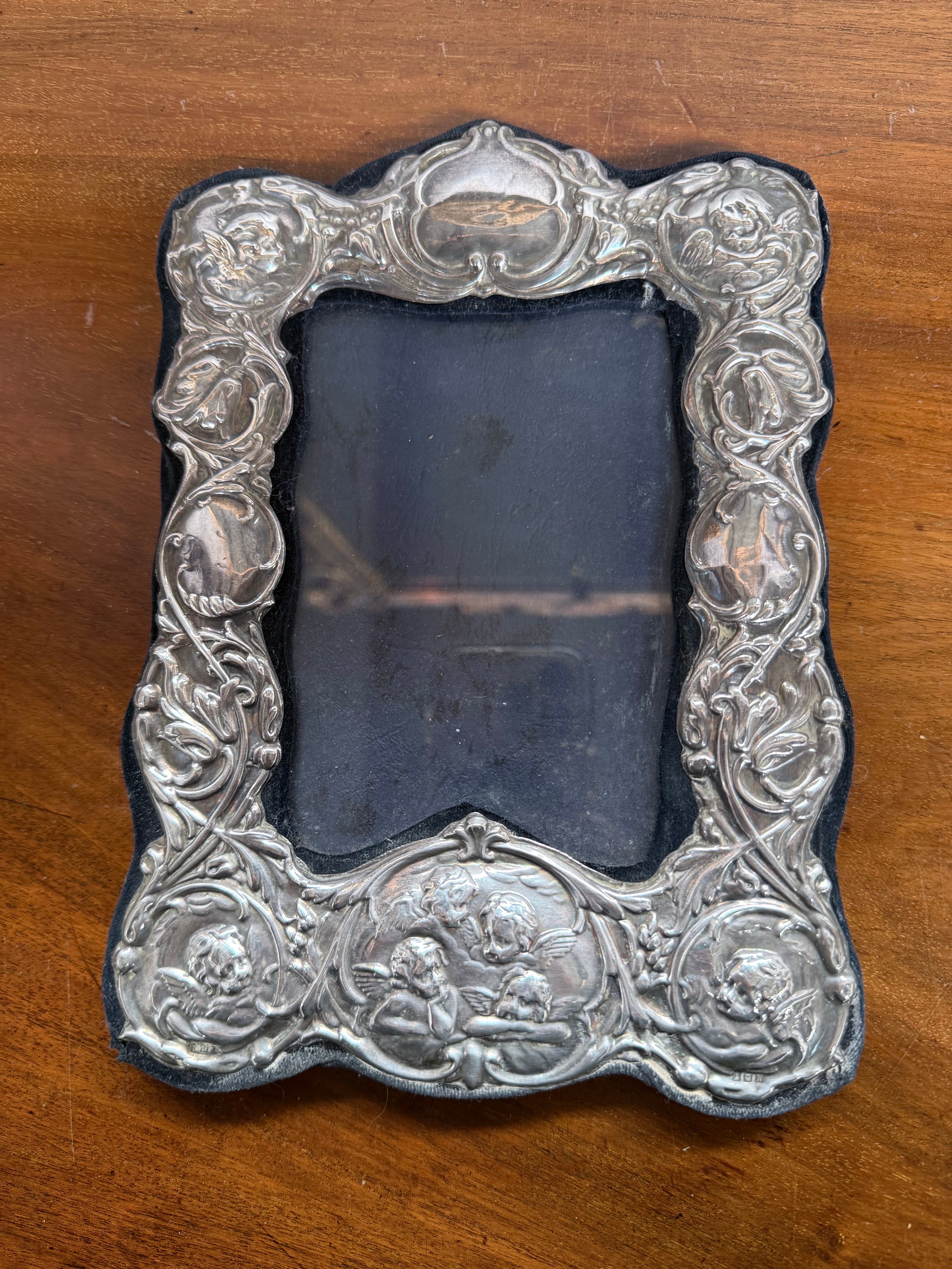 Reynolds Vintage Angels Sterling Silver Picture Frame | Antique & Vintage | Moonee Ponds Antiques | Australia Wide