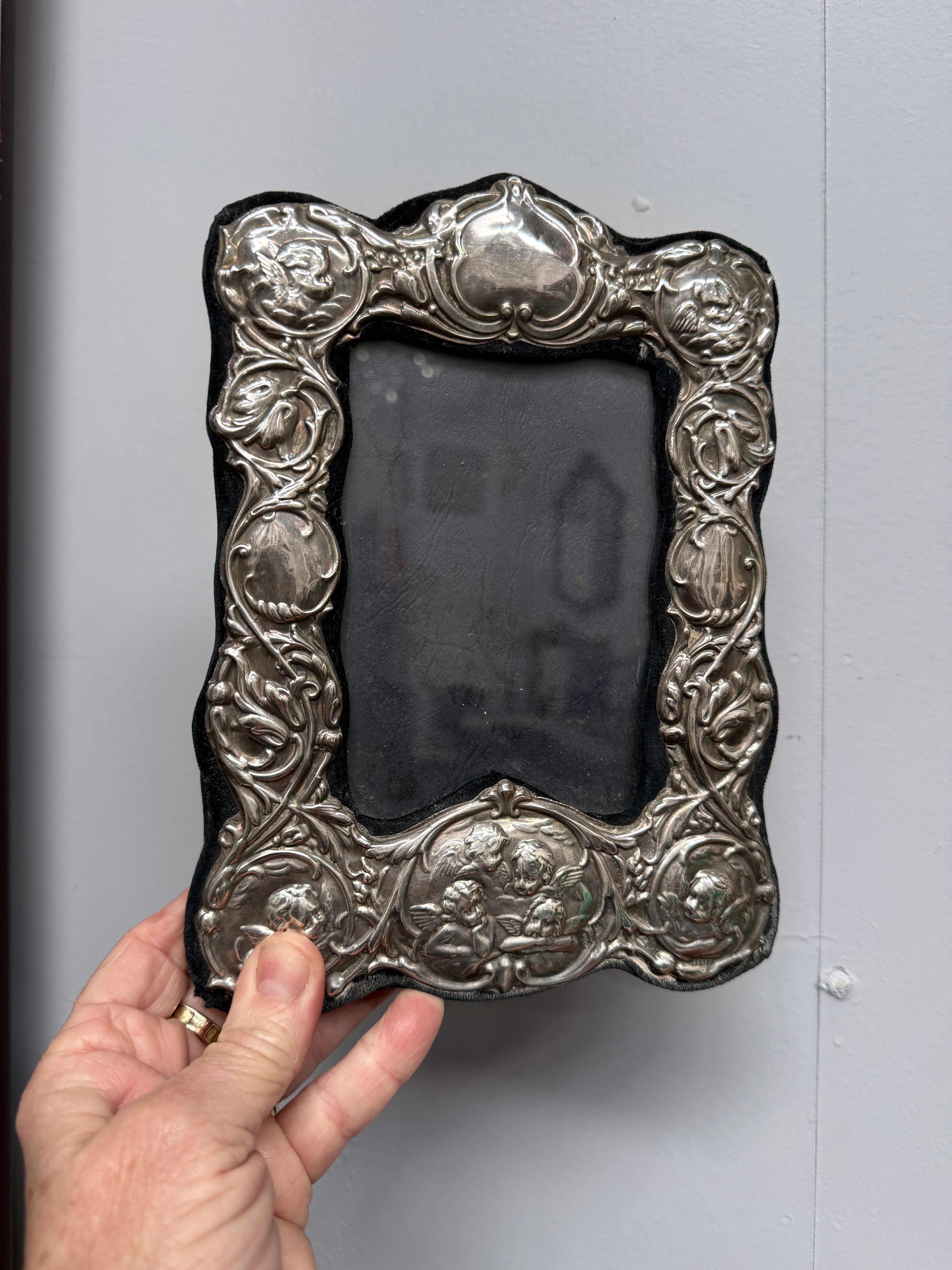 Reynolds Vintage Angels Sterling Silver Picture Frame | Antique & Vintage | Moonee Ponds Antiques | Australia Wide