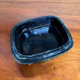 Vintage Hand Painted Russian Lacquer Trinket Box