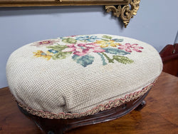 Antique tapestry foot stool | Antique & Vintage | Moonee Ponds Antiques | Australia Wide Delivery