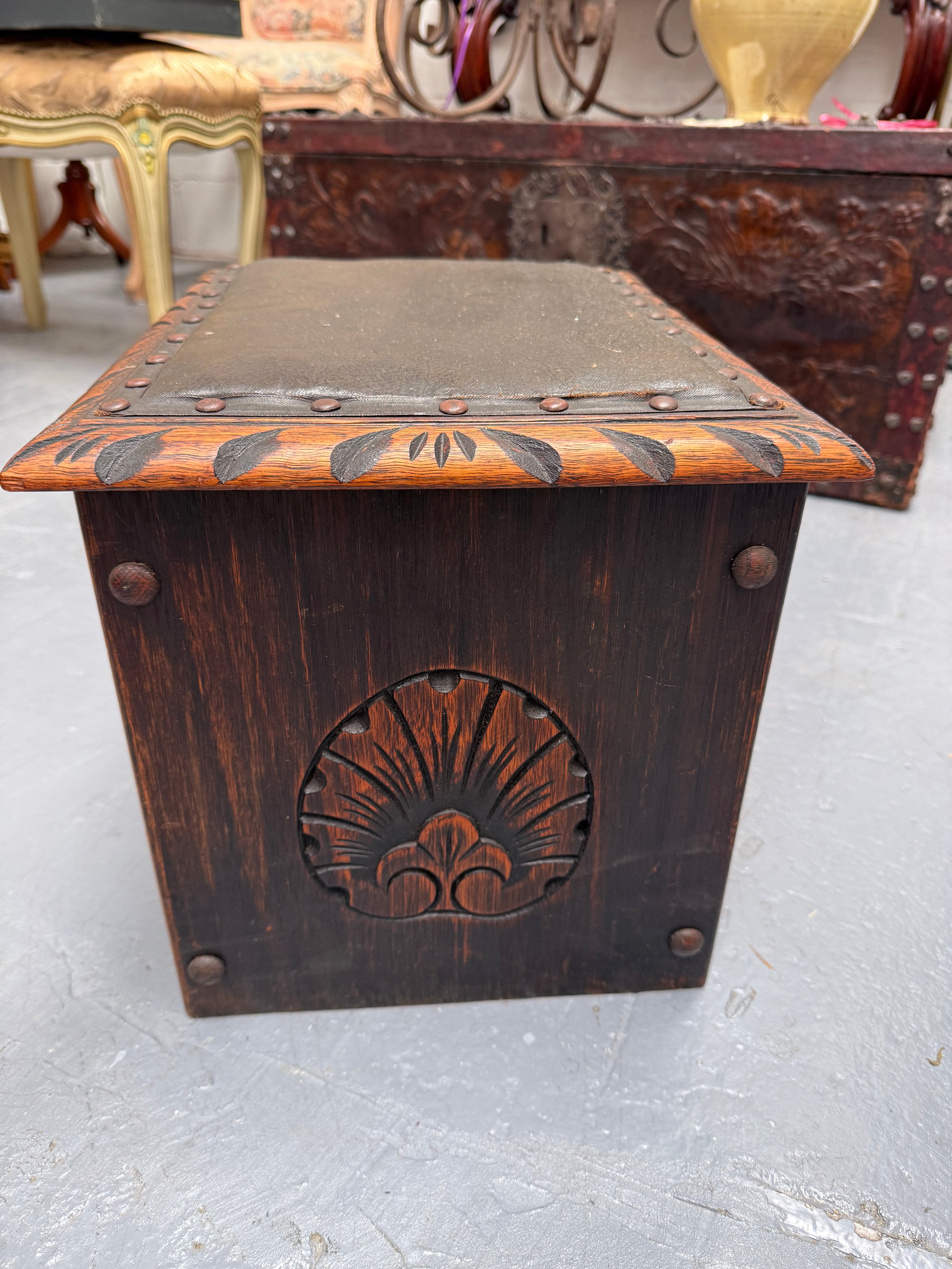 Vintage Oak Box | Antique & Vintage | Moonee Ponds Antiques | Australia Wide