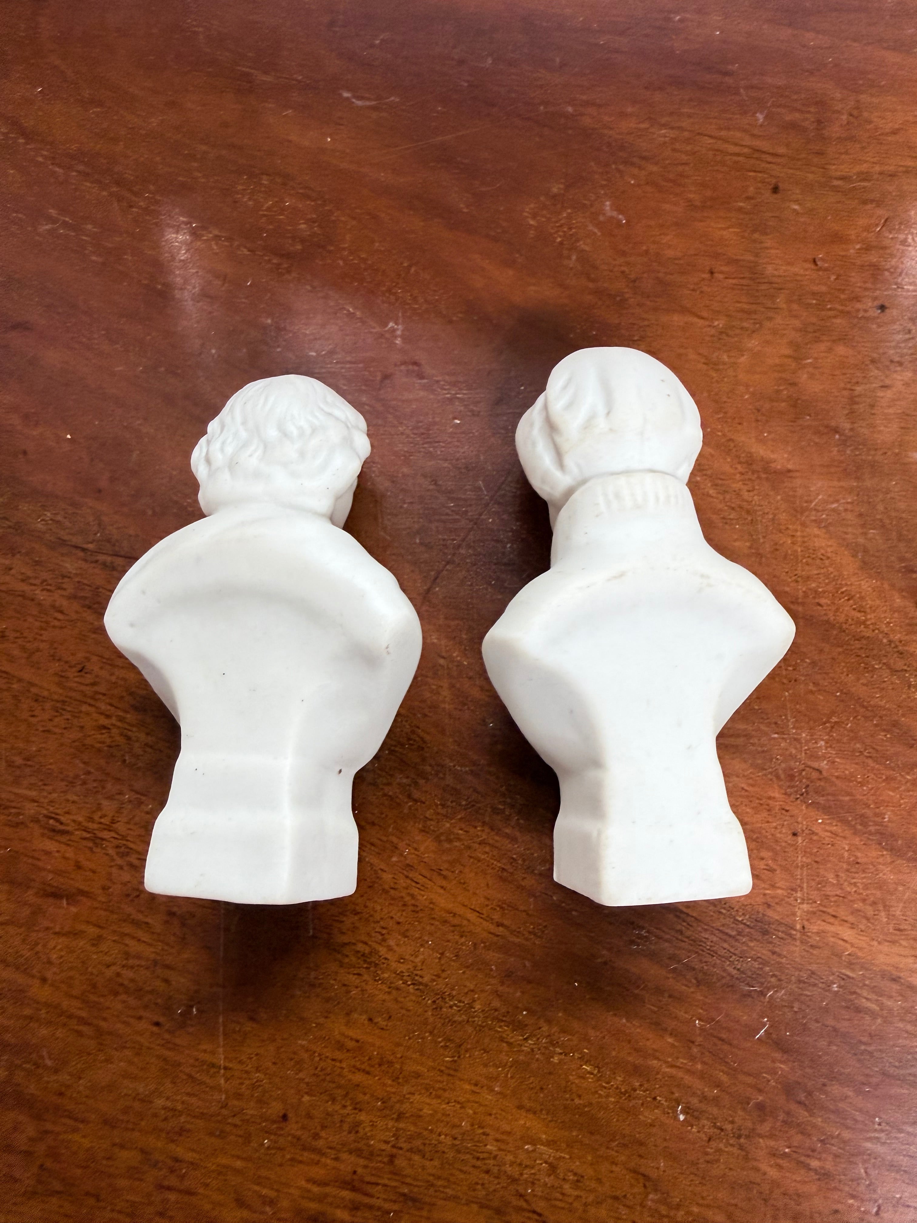 Pair Of W.H. Goss Miniature Portrait Busts | Antique & Vintage | Moonee Ponds Antiques | Australia Wide