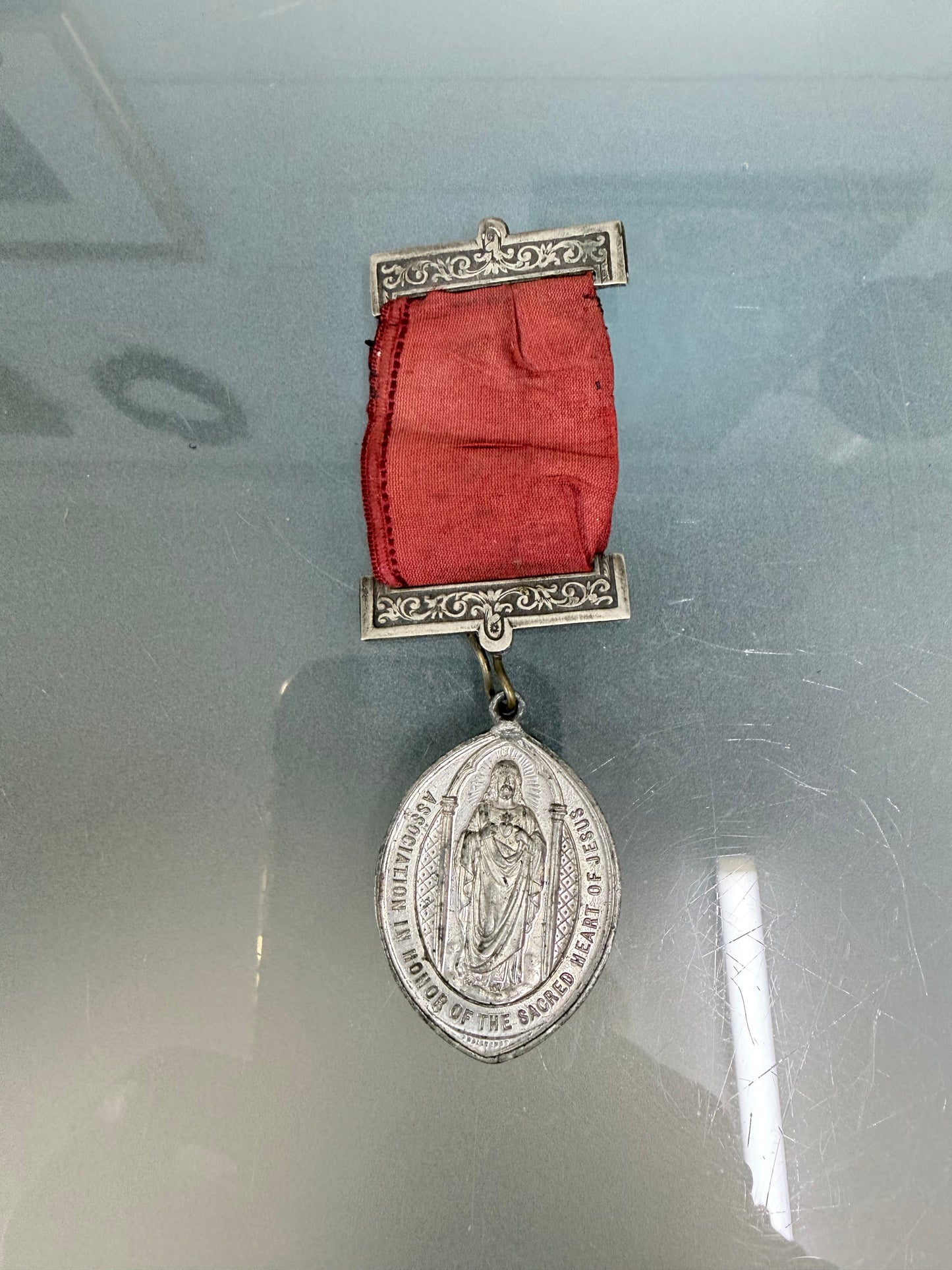 Rare Association Of The Sacred Heart Of Jesus Medal & Bars