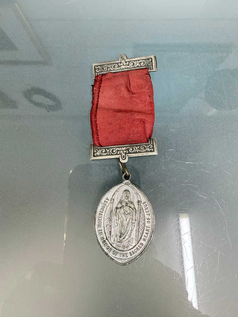 Rare Association Of The Sacred Heart Of Jesus Medal & Bars