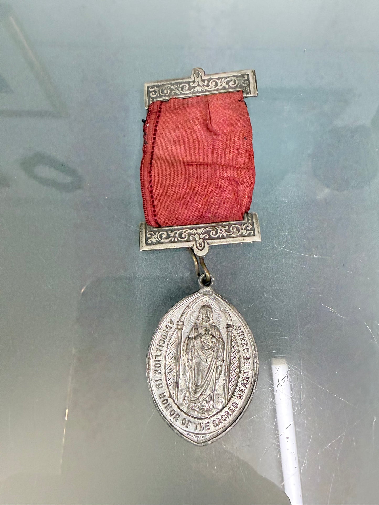 Rare Association Of The Sacred Heart Of Jesus Medal & Bars