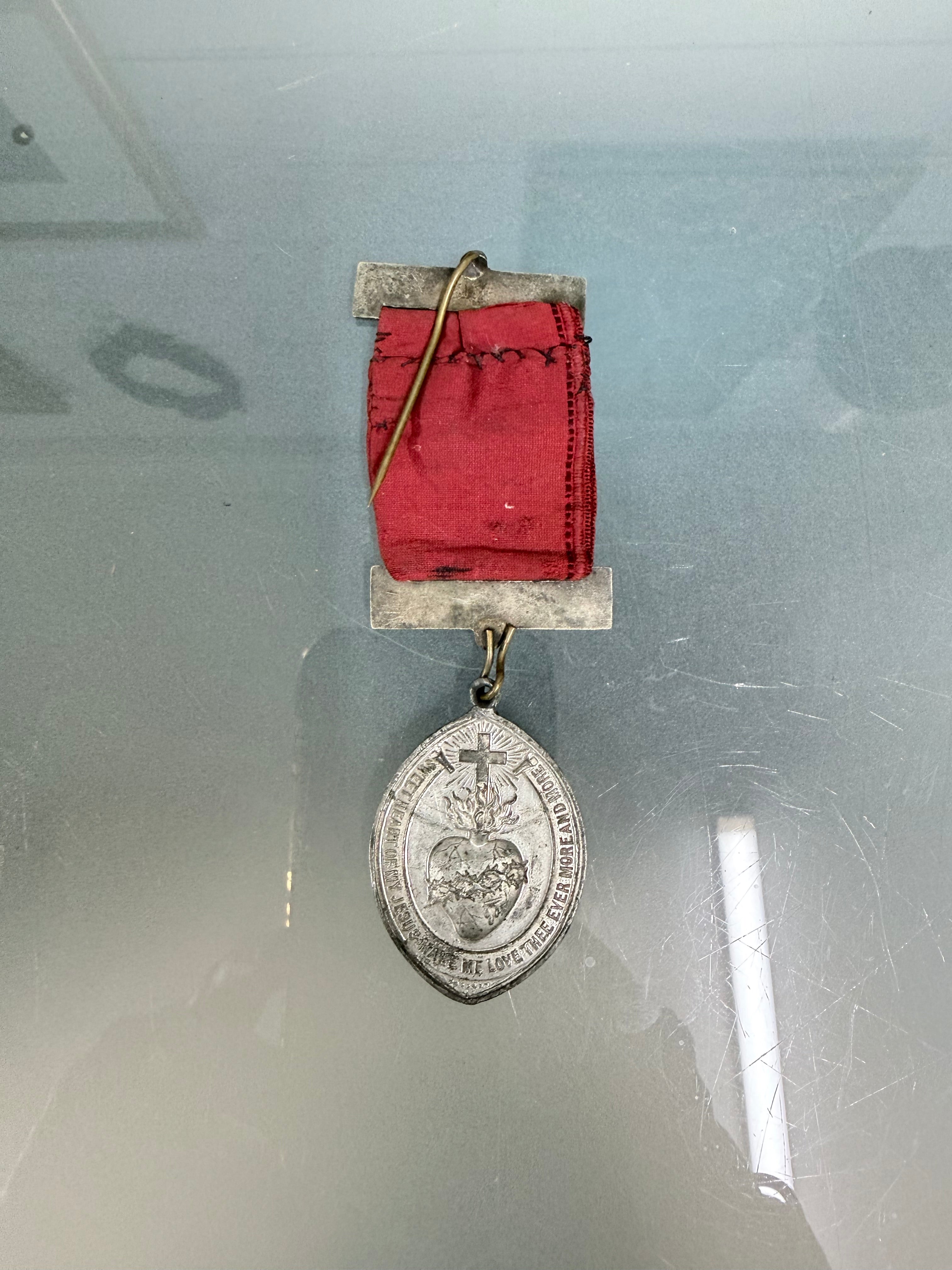 Rare Association Of The Sacred Heart Of Jesus Medal & Bars | Antique & Vintage | Moonee Ponds Antiques | Australia Wide