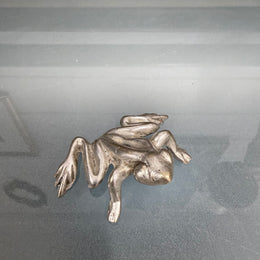 Vintage Silver Plated Frog