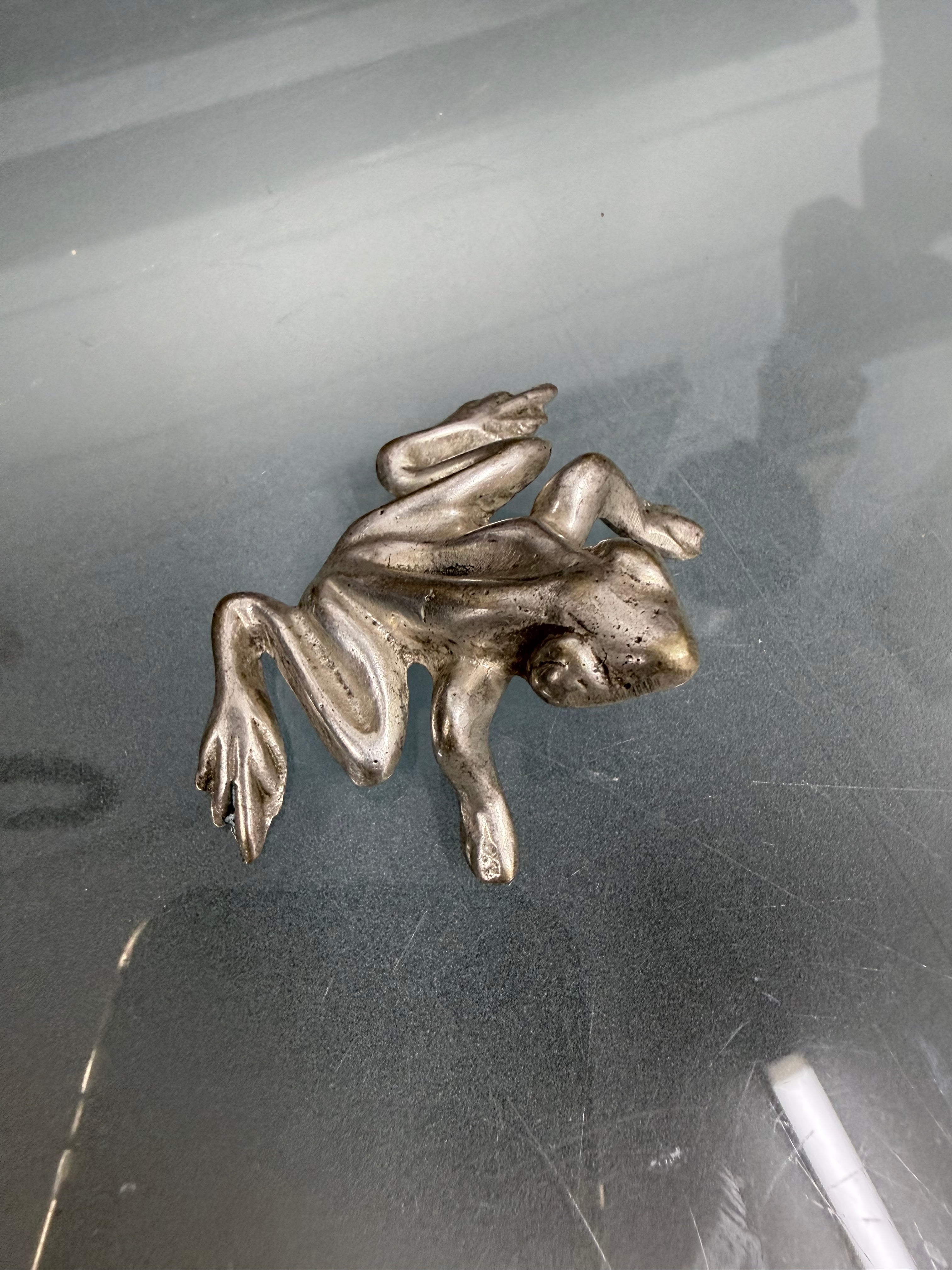 Vintage Silver Plated Frog | Antique & Vintage | Moonee Ponds Antiques | Australia Wide Delivery