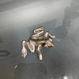 Vintage Silver Plated Frog