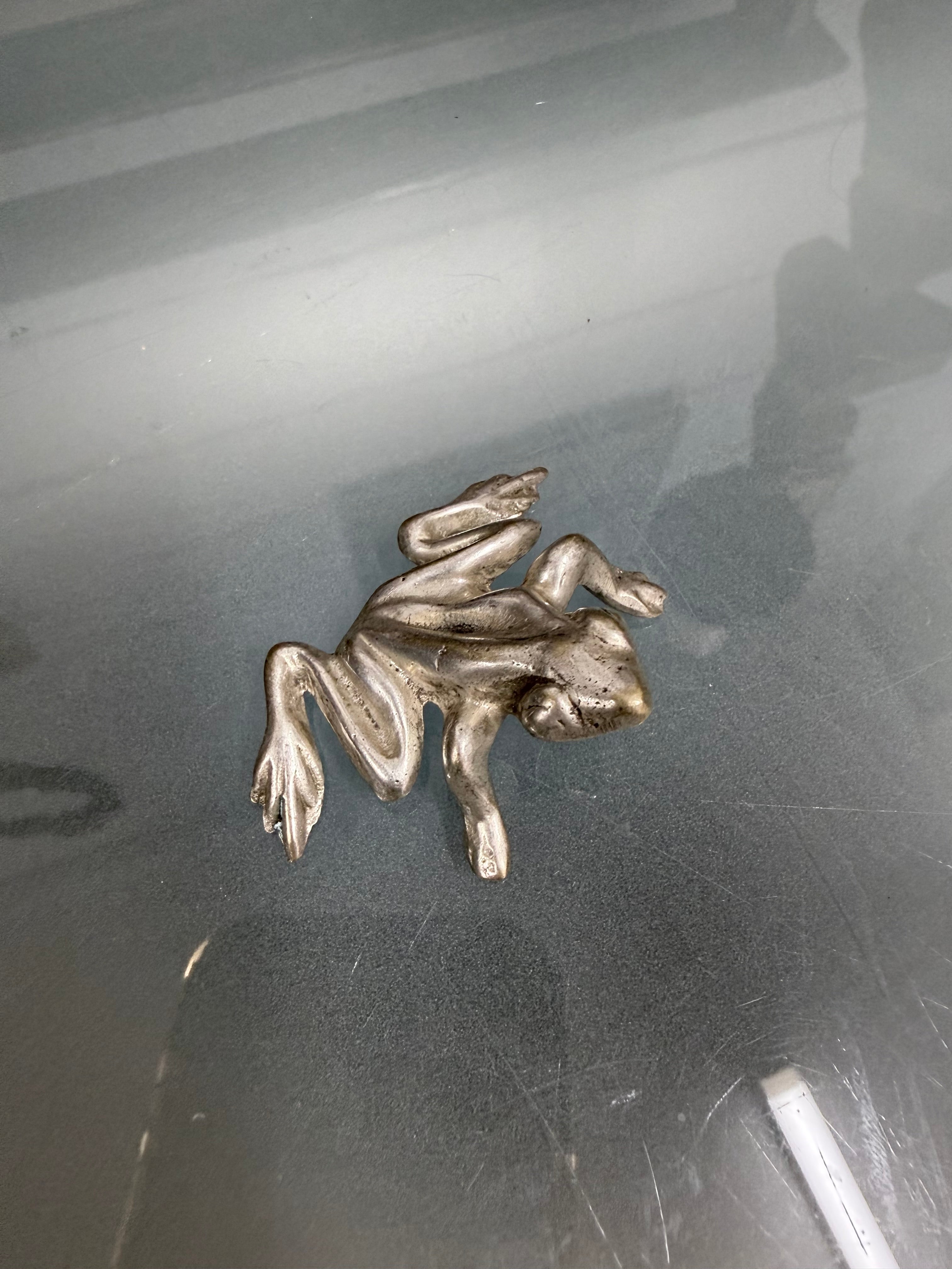 Vintage Silver Plated Frog | Antique & Vintage | Moonee Ponds Antiques | Australia Wide Delivery