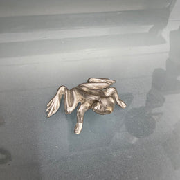 Vintage Silver Plated Frog