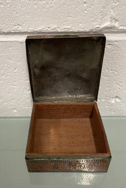 Vintage Silver Plated & Engraved Trinket Box | Antique & Vintage | Moonee Ponds Antiques | Australia Wide Delivery