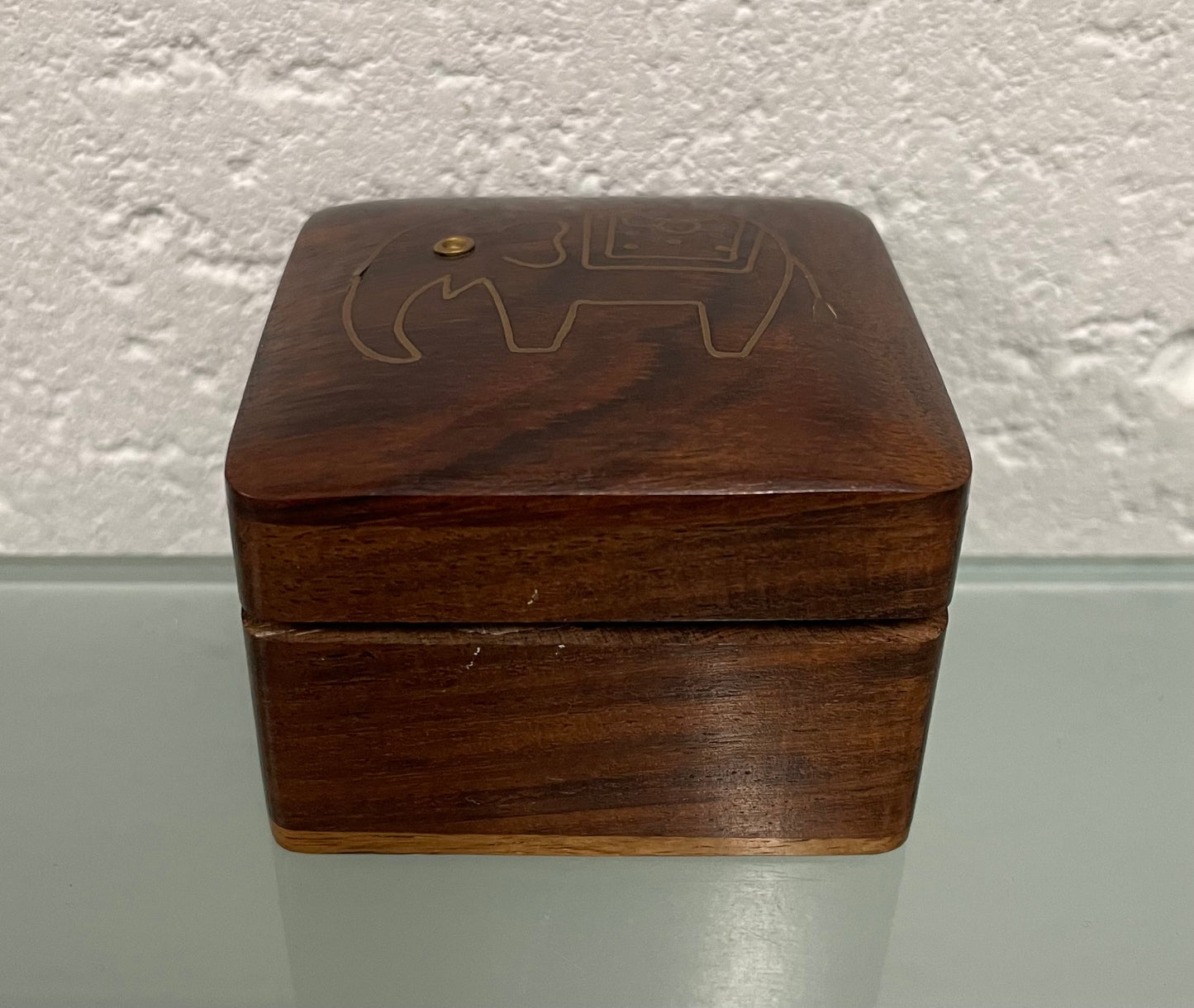 Vintage Wooden Trinket Box