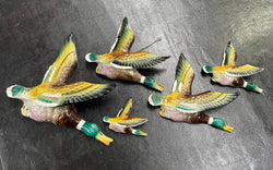 Set of 5 Vintage Ceramic Flying Ducks | Antique & Vintage | Moonee Ponds Antiques | Australia Wide Delivery