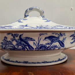 Victoria Blue and White lidded Tureen