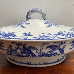 Victoria Blue and White lidded Tureen