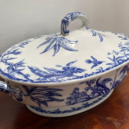 Victoria Blue and White lidded Tureen