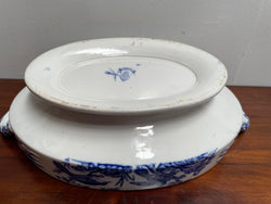 Victoria Blue and White lidded Tureen | Antique & Vintage | Moonee Ponds Antiques | Australia Wide Delivery