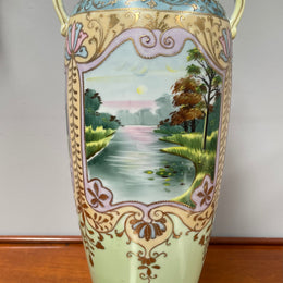 Hand Painted Japanese Vase