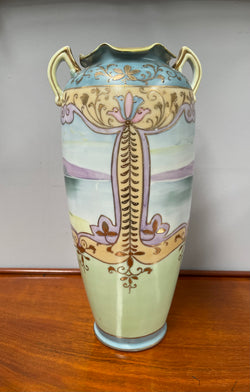 Hand Painted Japanese Vase | Antique & Vintage | Moonee Ponds Antiques | Australia Wide Delivery