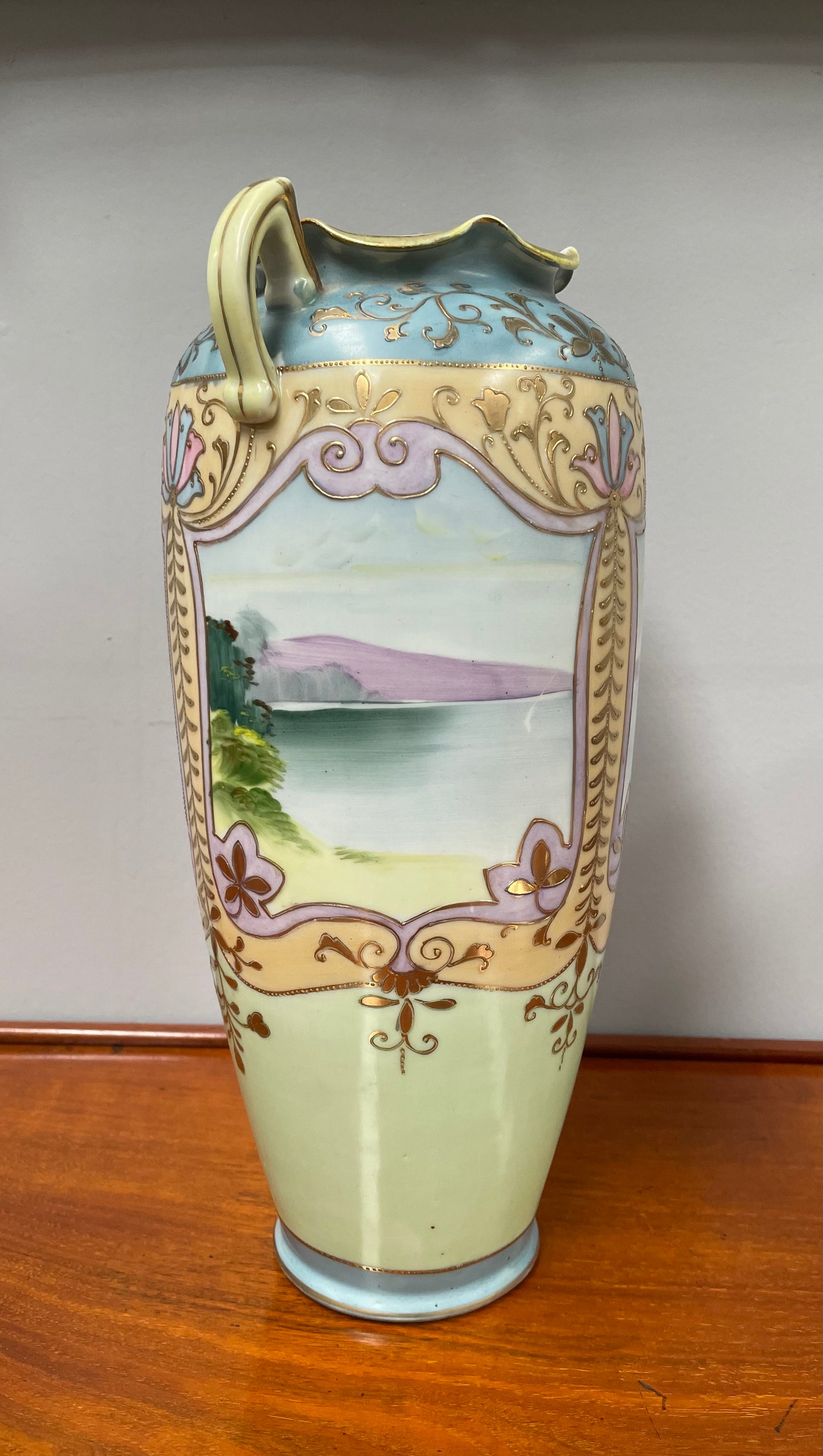 Hand Painted Japanese Vase