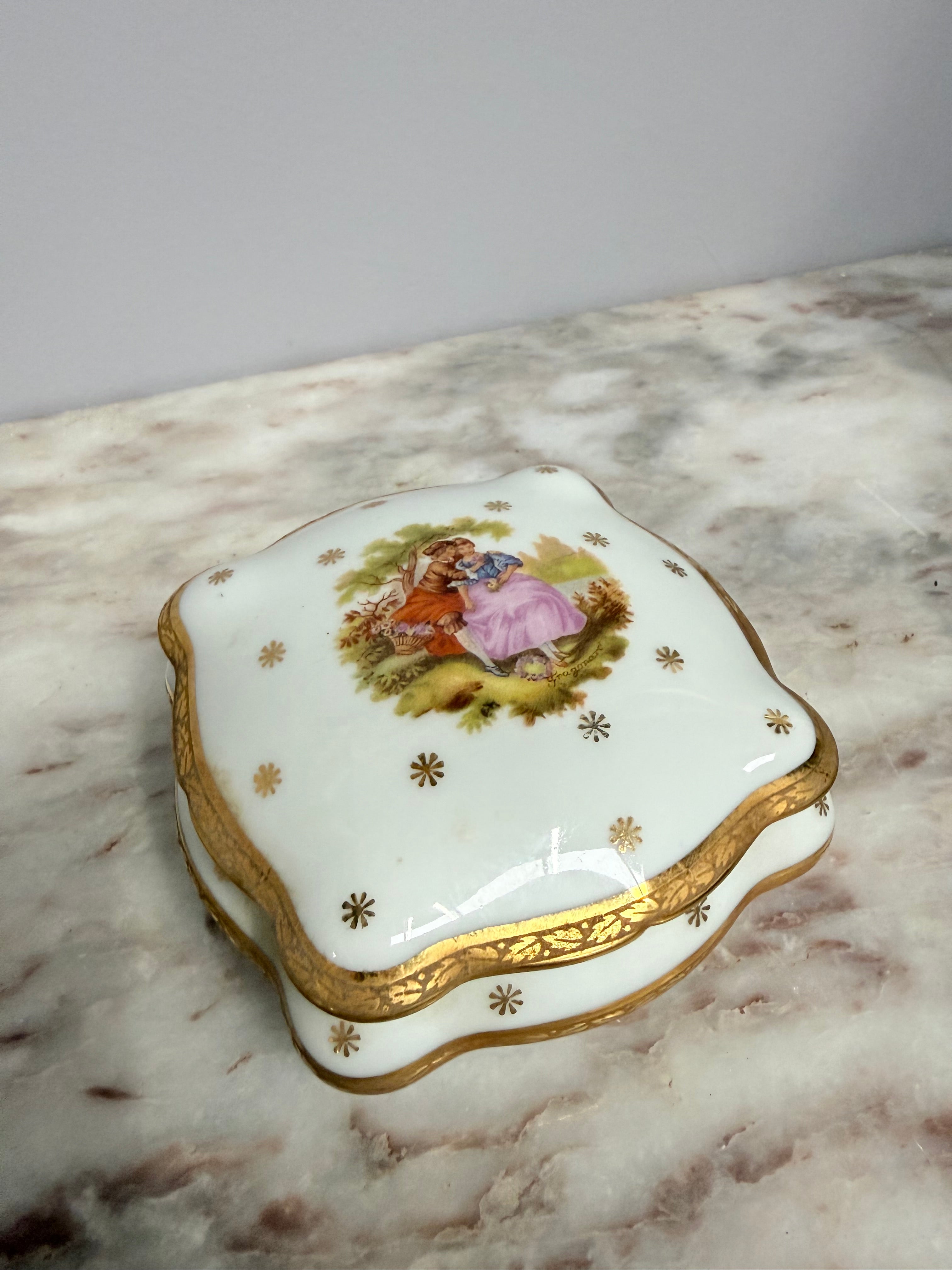 Vintage Limoge Trinket Box