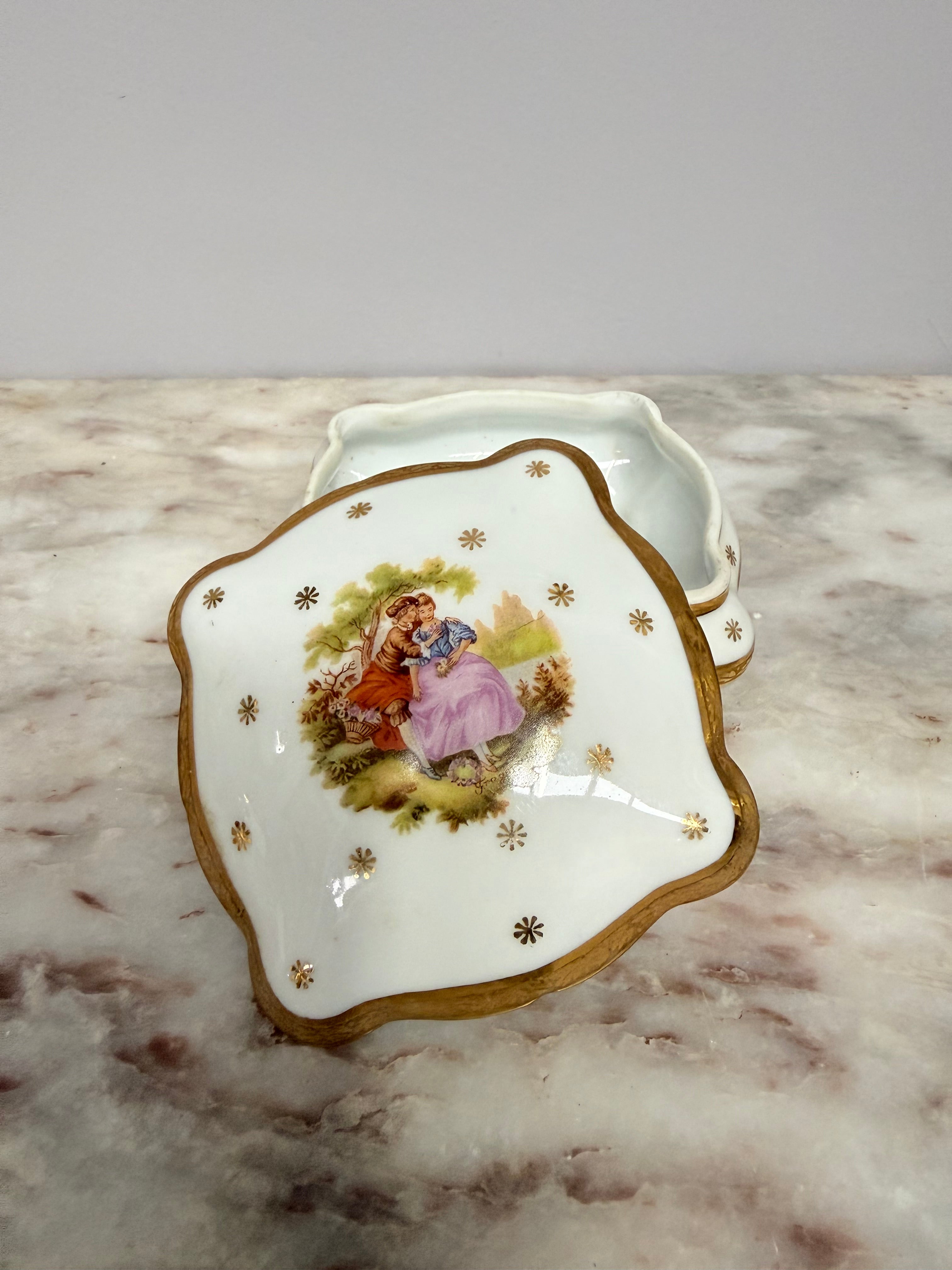 Vintage Limoge Trinket Box