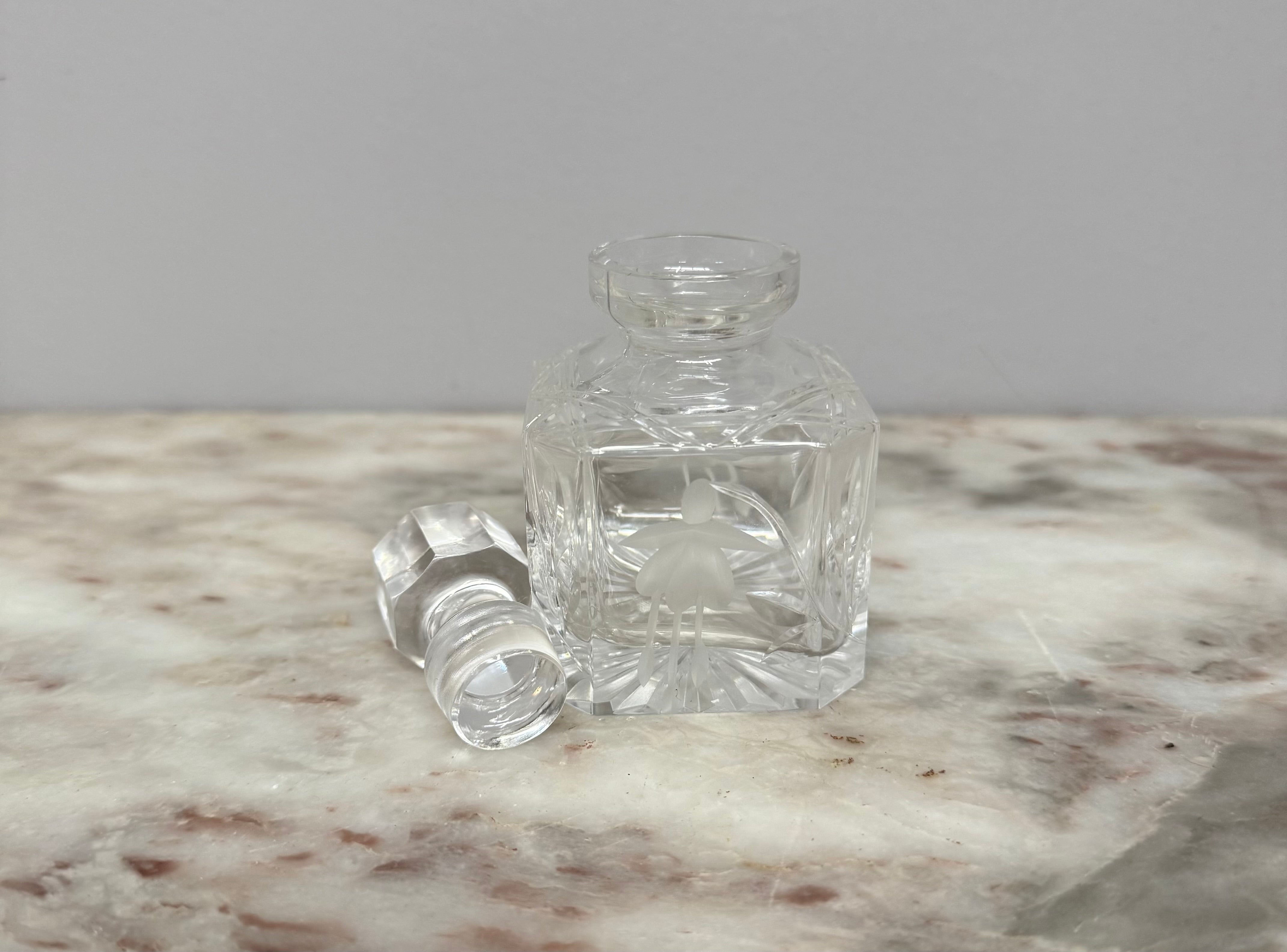 Vintage Crystal Perfume Bottle