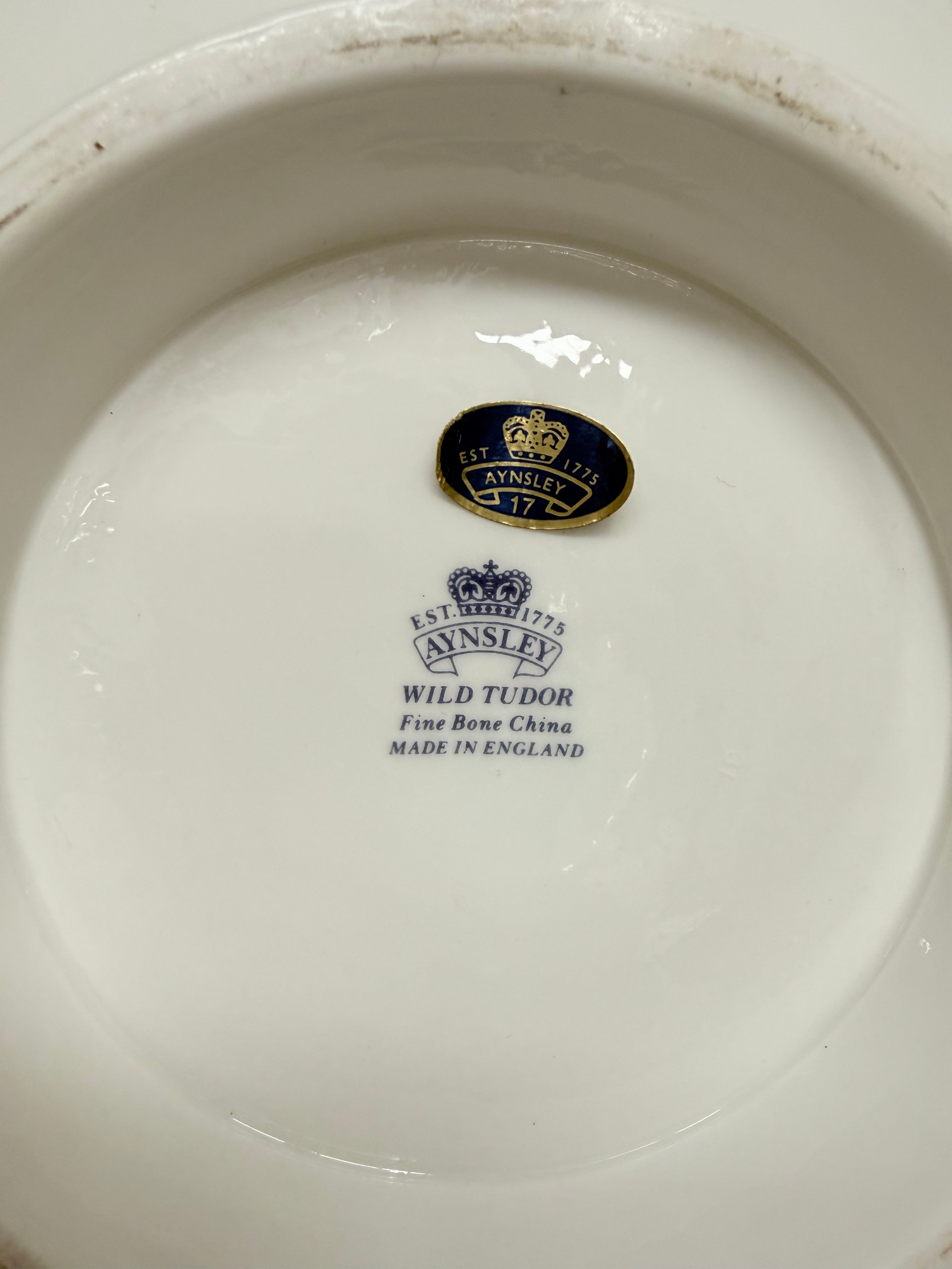 Aynsley Royal Wild Tudor Large Bowl