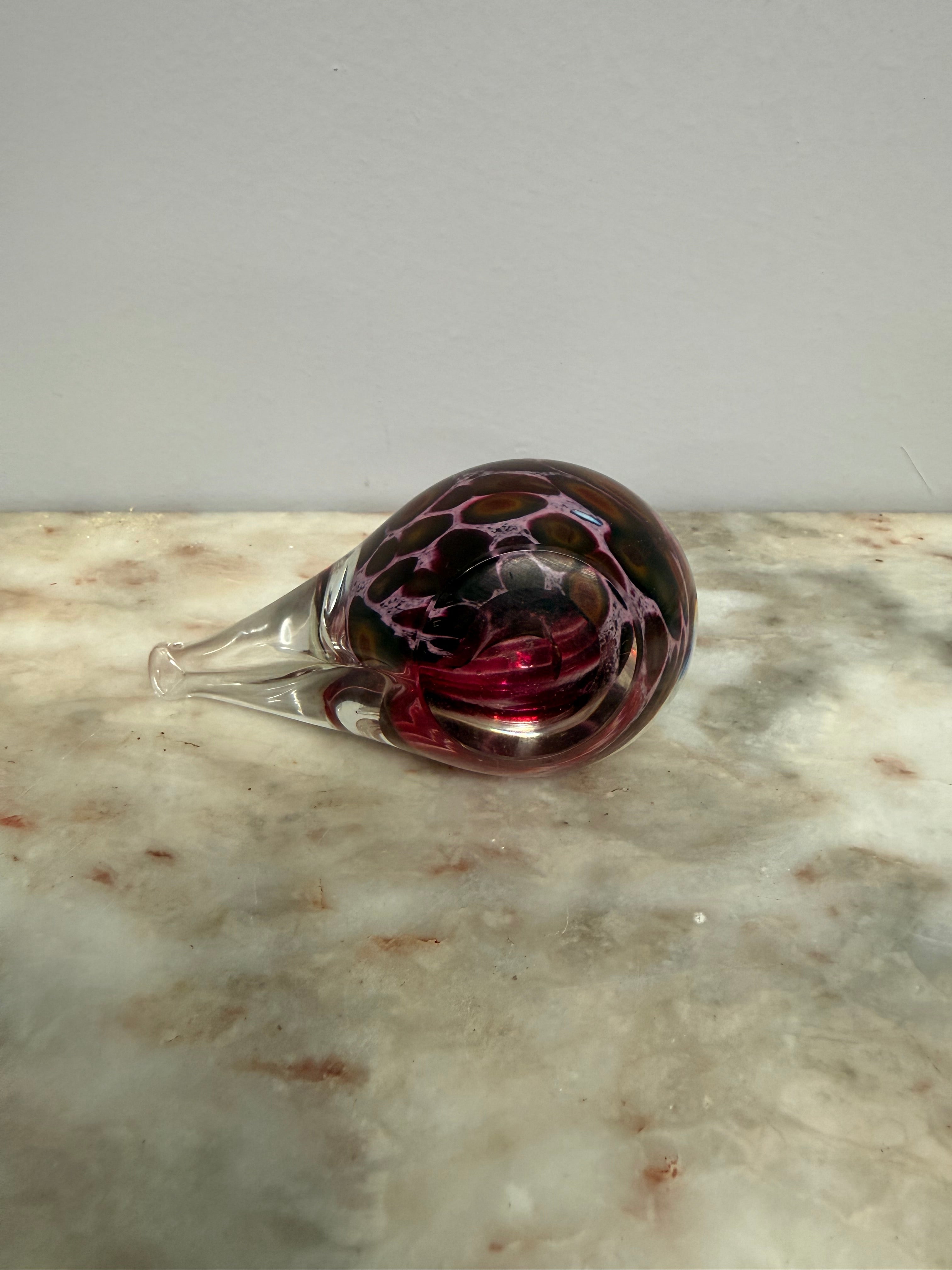 Vintage Art Glass Bird Ornament