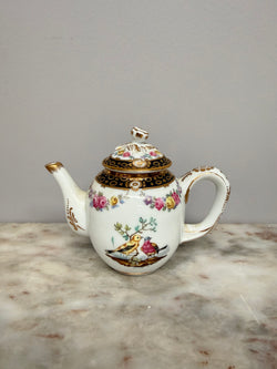 Franklin Mint Fine Porcelain Teapot - Vintage Tournay | Antique & Vintage | Moonee Ponds Antiques | Australia Wide Delivery