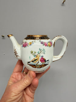 Franklin Mint Fine Porcelain Teapot - Vintage Tournay | Antique & Vintage | Moonee Ponds Antiques | Australia Wide Delivery