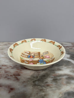 Vintage Royal Doulton Bunnykins Bowl 'Mr Piggly's Stores' | Antique & Vintage | Moonee Ponds Antiques | Australia Wide Delivery