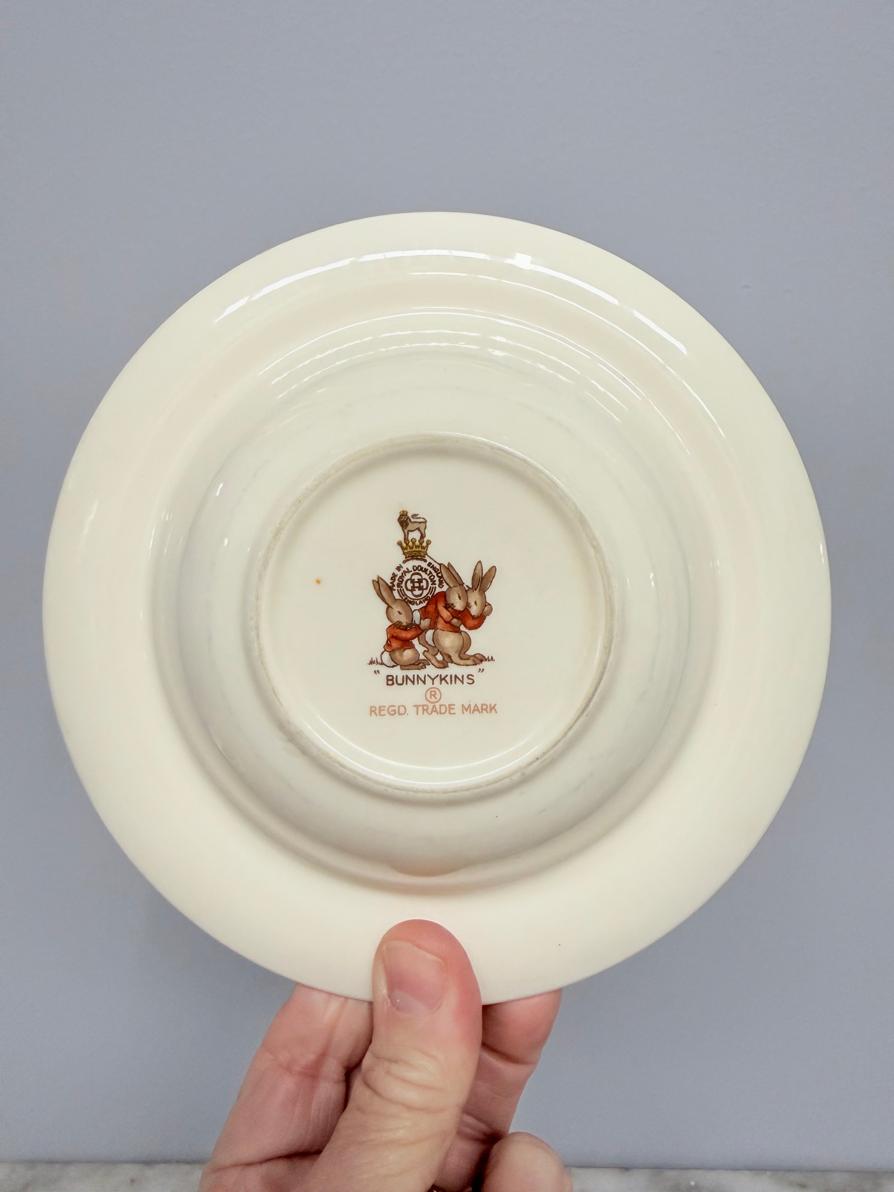 Vintage Royal Doulton Bunnykins Bowl 'Picnic' | Antique & Vintage | Moonee Ponds Antiques | Australia Wide