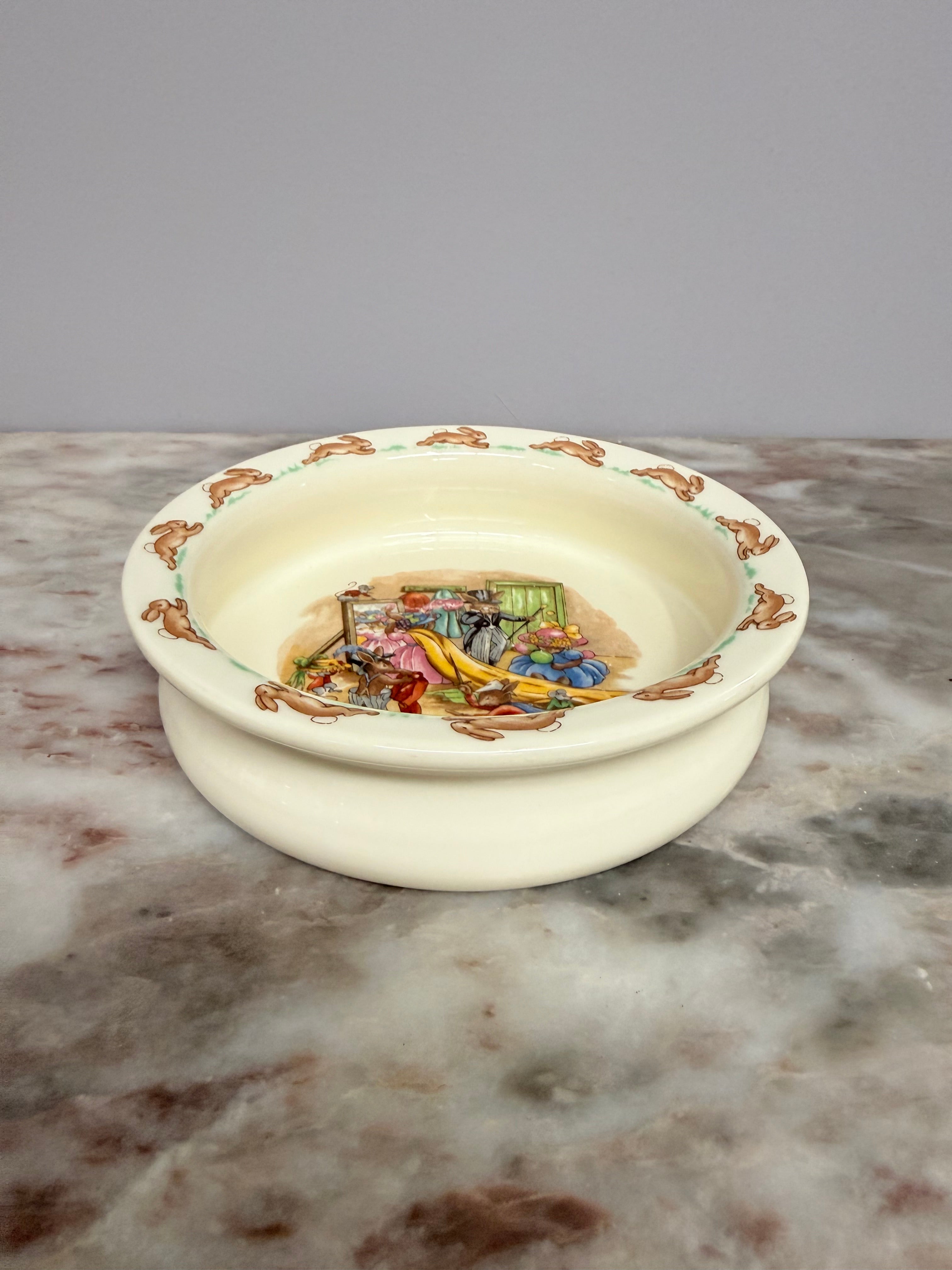 Vintage Royal Doulton Bunnykins Bowl 'Dress Ups' | Antique & Vintage | Moonee Ponds Antiques | Australia Wide