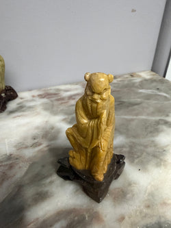 Vintage Set of 8 Hand Carved Chinese Immortals Sculptures | Antique & Vintage | Moonee Ponds Antiques | Australia Wide Delivery