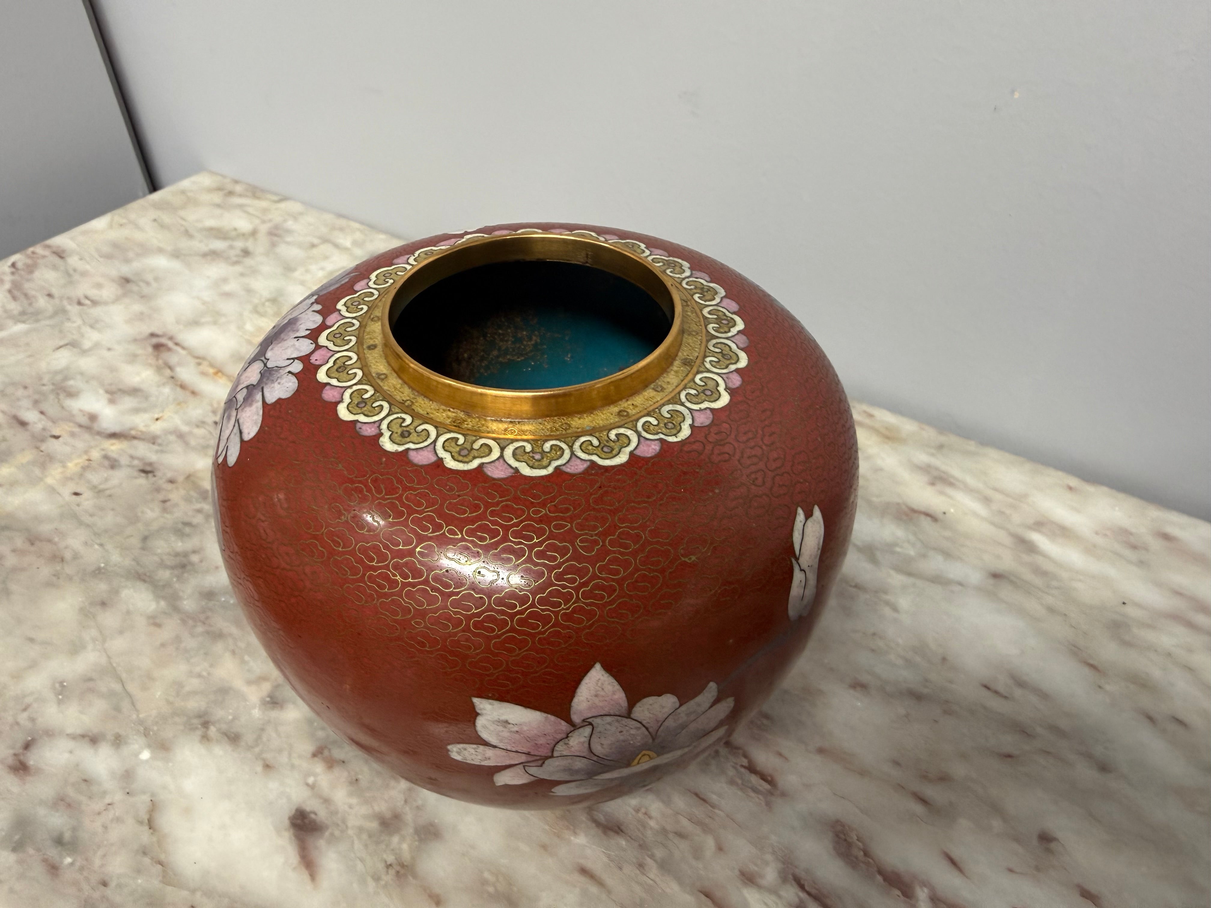 Vintage Quality Pair Chinese Cloisonne Ginger Jars | Antique & Vintage | Moonee Ponds Antiques | Australia Wide Delivery