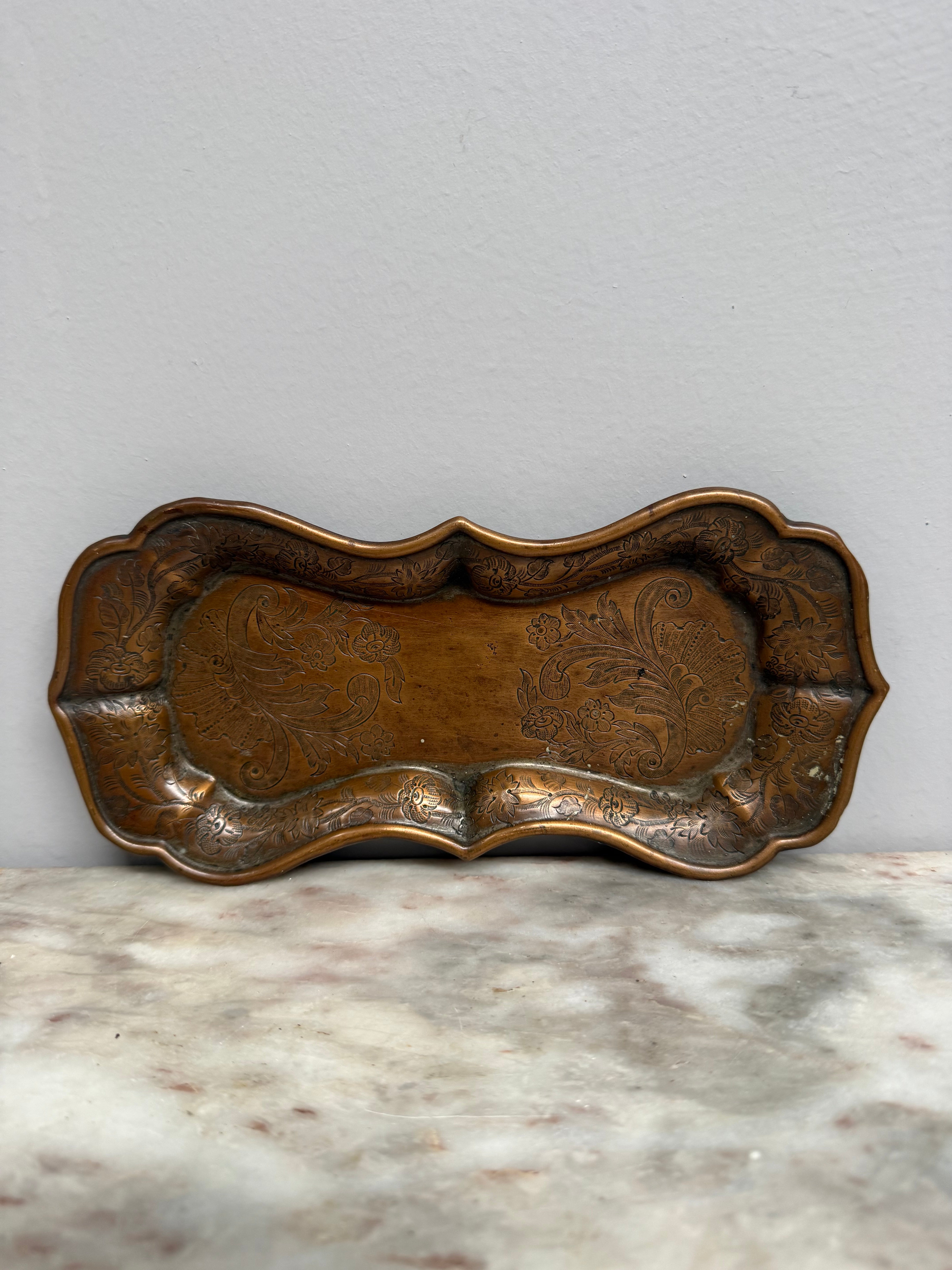 Antique Silver Plate/Copper Tray | Antique & Vintage | Moonee Ponds Antiques | Australia Wide Delivery
