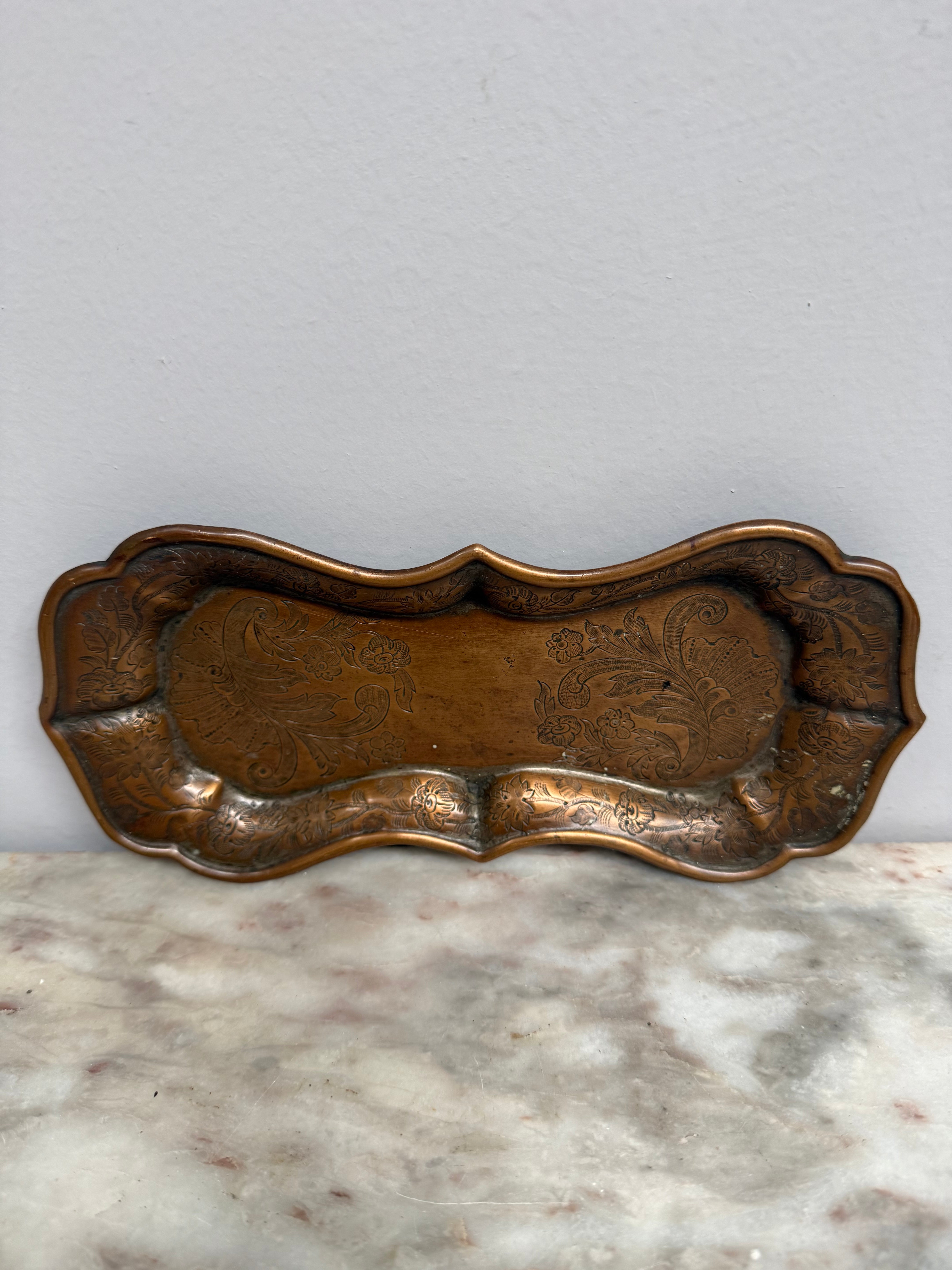 Antique Silver Plate/Copper Tray | Antique & Vintage | Moonee Ponds Antiques | Australia Wide Delivery