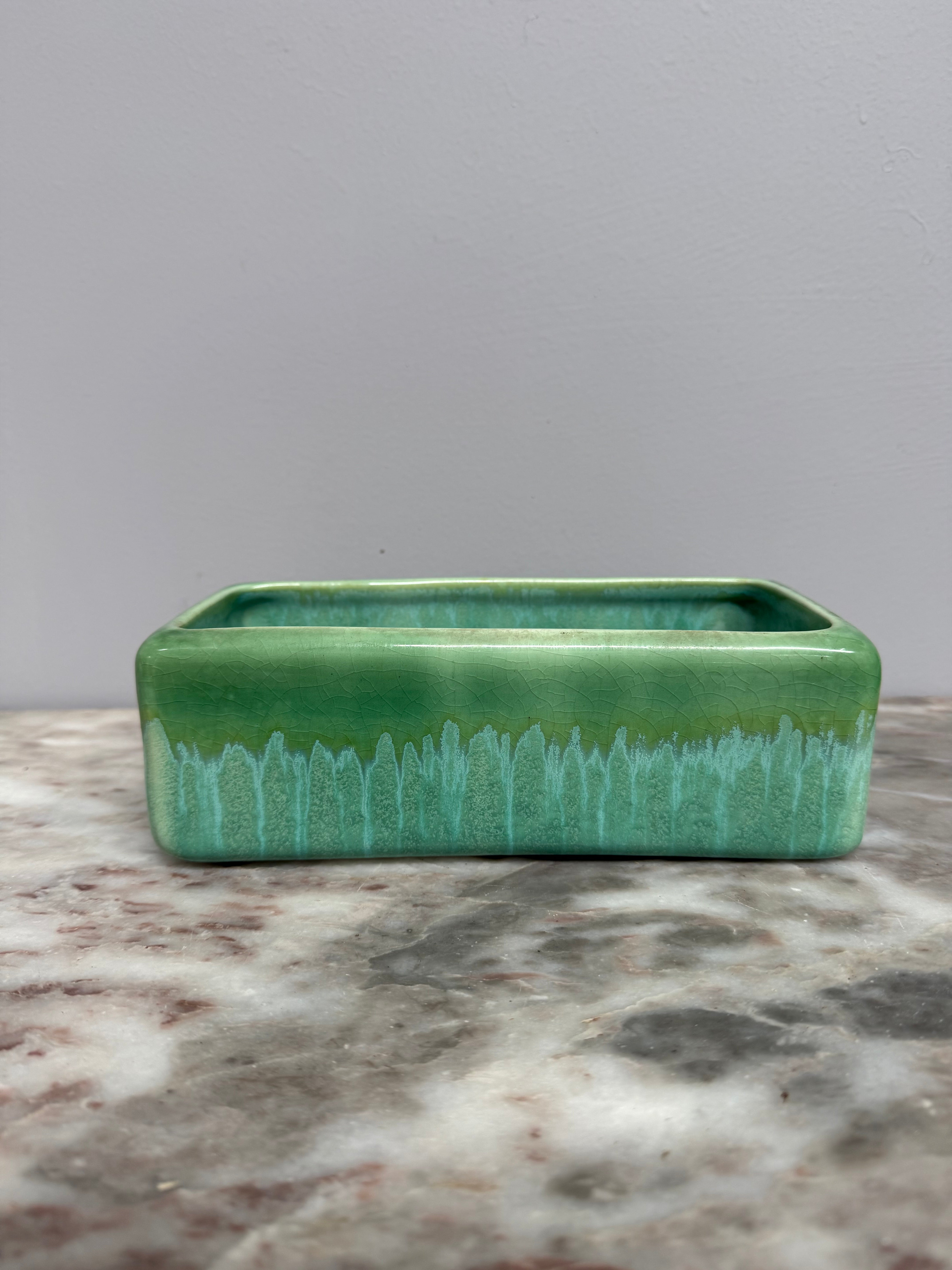 Vintage Australian Pottery Trough Vase