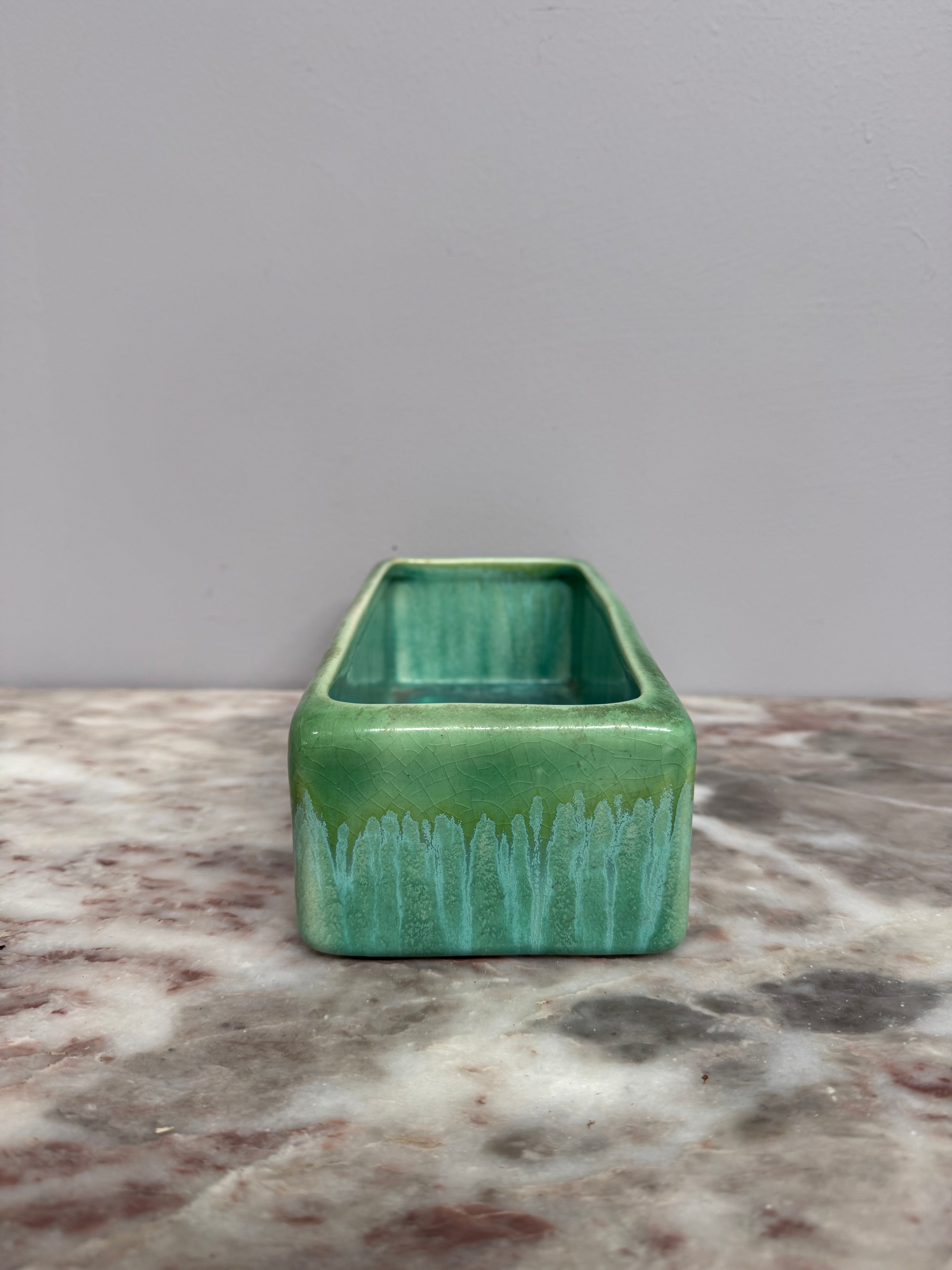 Vintage Australian Pottery Trough Vase | Antique & Vintage | Moonee Ponds Antiques | Australia Wide Delivery