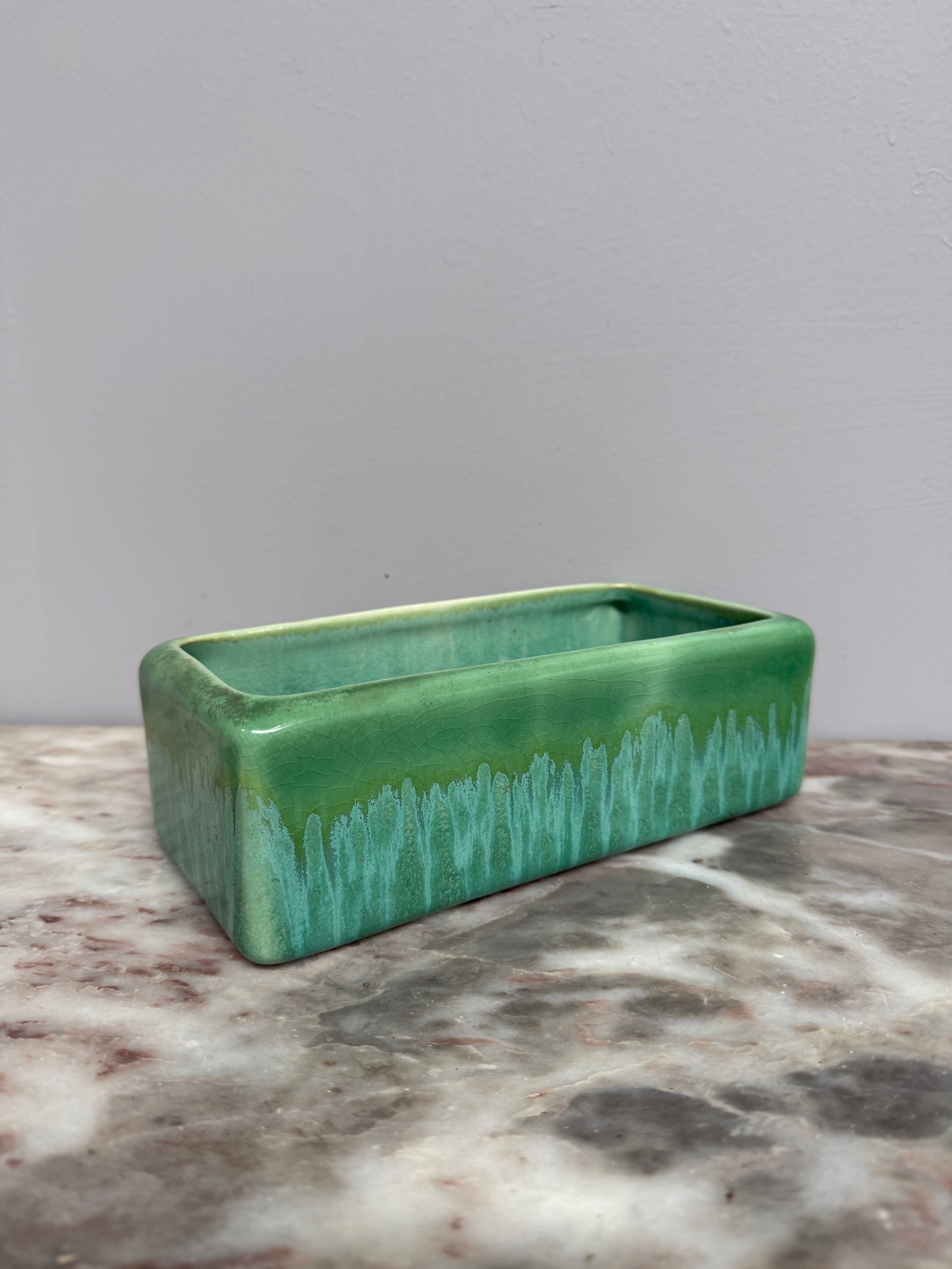 Vintage Australian Pottery Trough Vase | Antique & Vintage | Moonee Ponds Antiques | Australia Wide Delivery