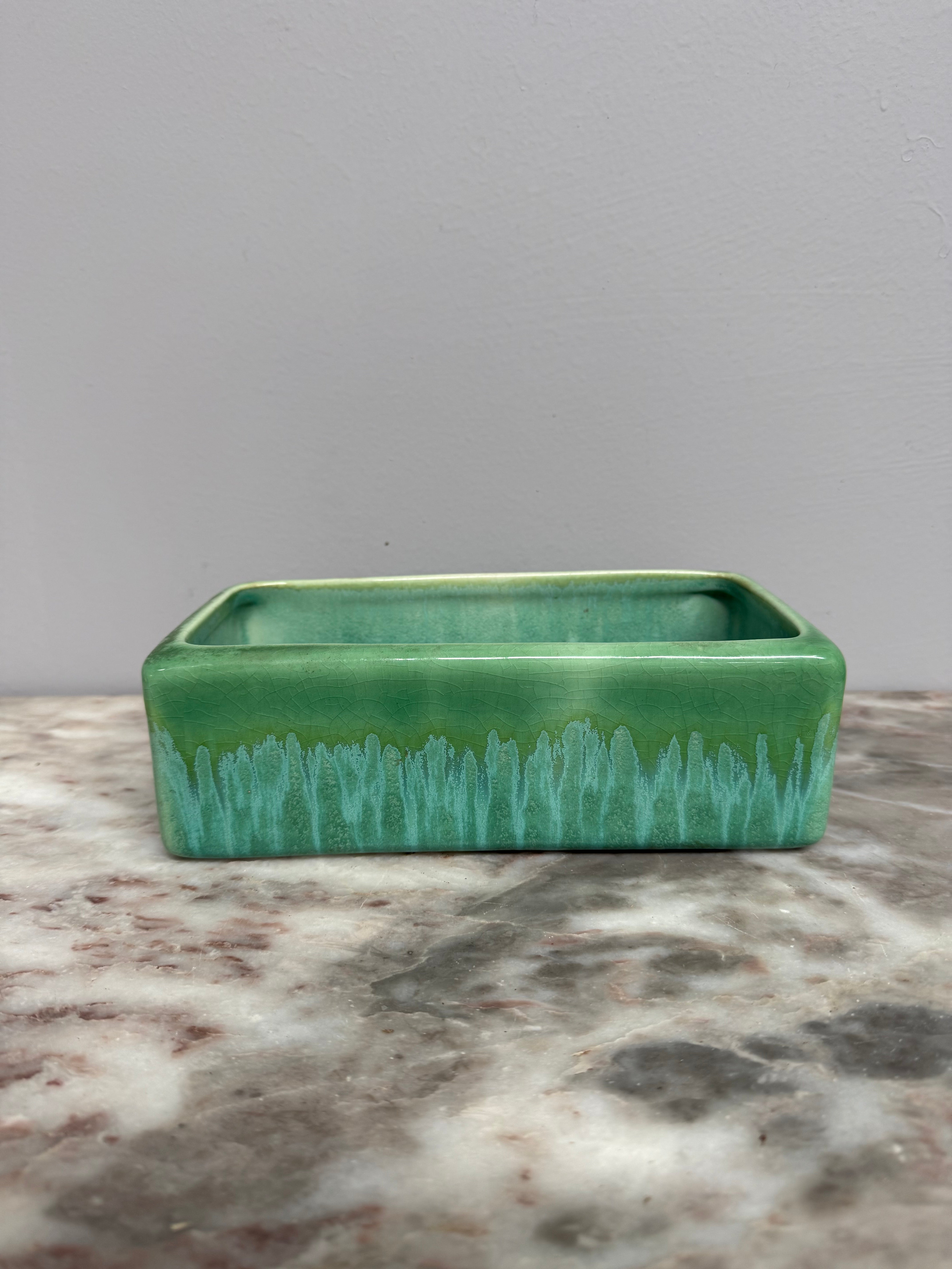 Vintage Australian Pottery Trough Vase | Antique & Vintage | Moonee Ponds Antiques | Australia Wide Delivery