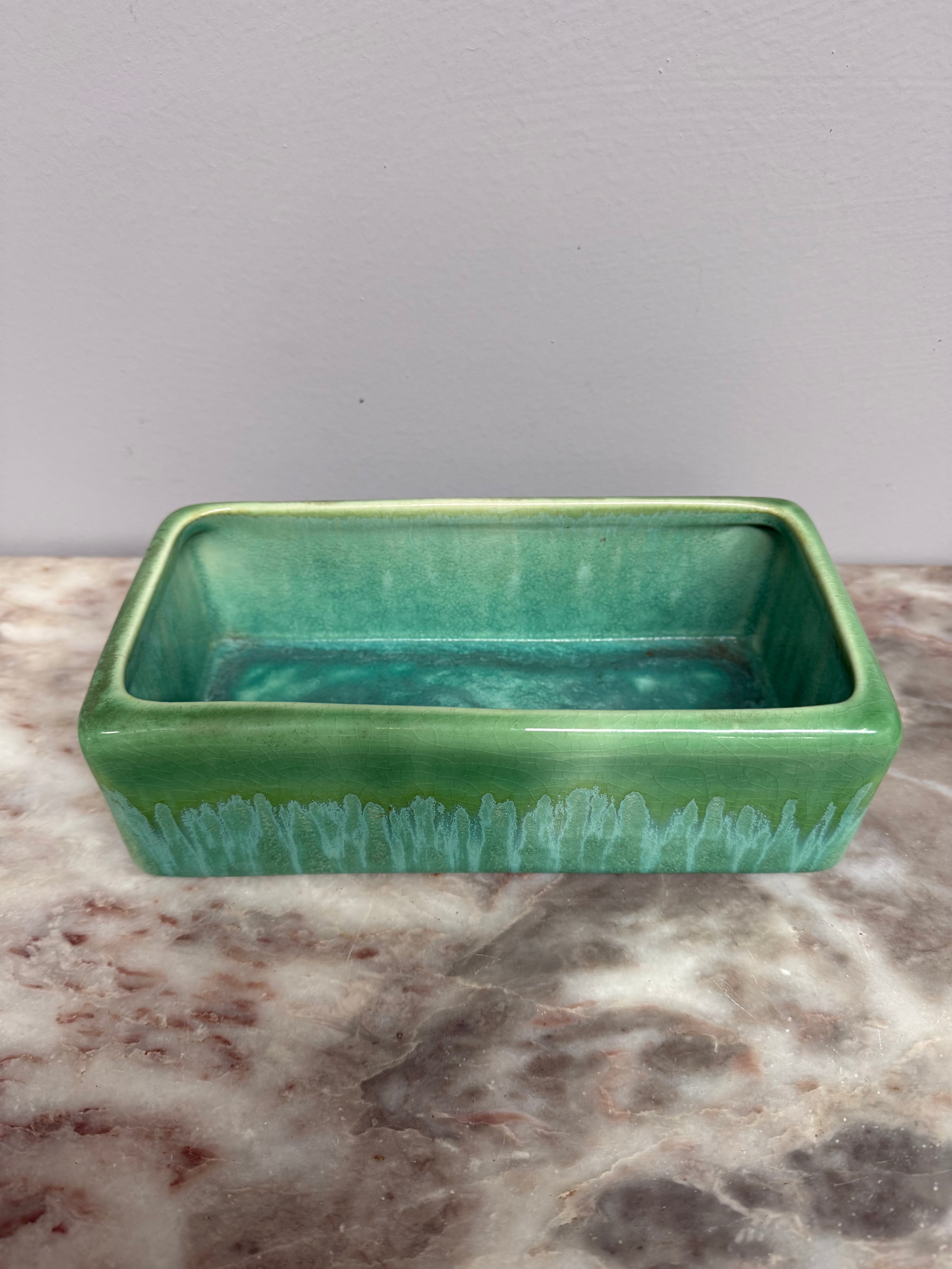 Vintage Australian Pottery Trough Vase | Antique & Vintage | Moonee Ponds Antiques | Australia Wide Delivery