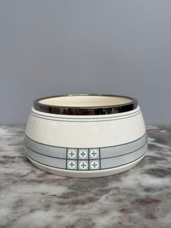 Vintage WMF Art Deco Jugendstil Ceramic/Silver Plated Bowl | Antique & Vintage | Moonee Ponds Antiques | Australia Wide Delivery