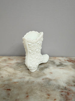 Vintage Fenton Milk Glass Boot/Shoe | Antique & Vintage | Moonee Ponds Antiques | Australia Wide Delivery