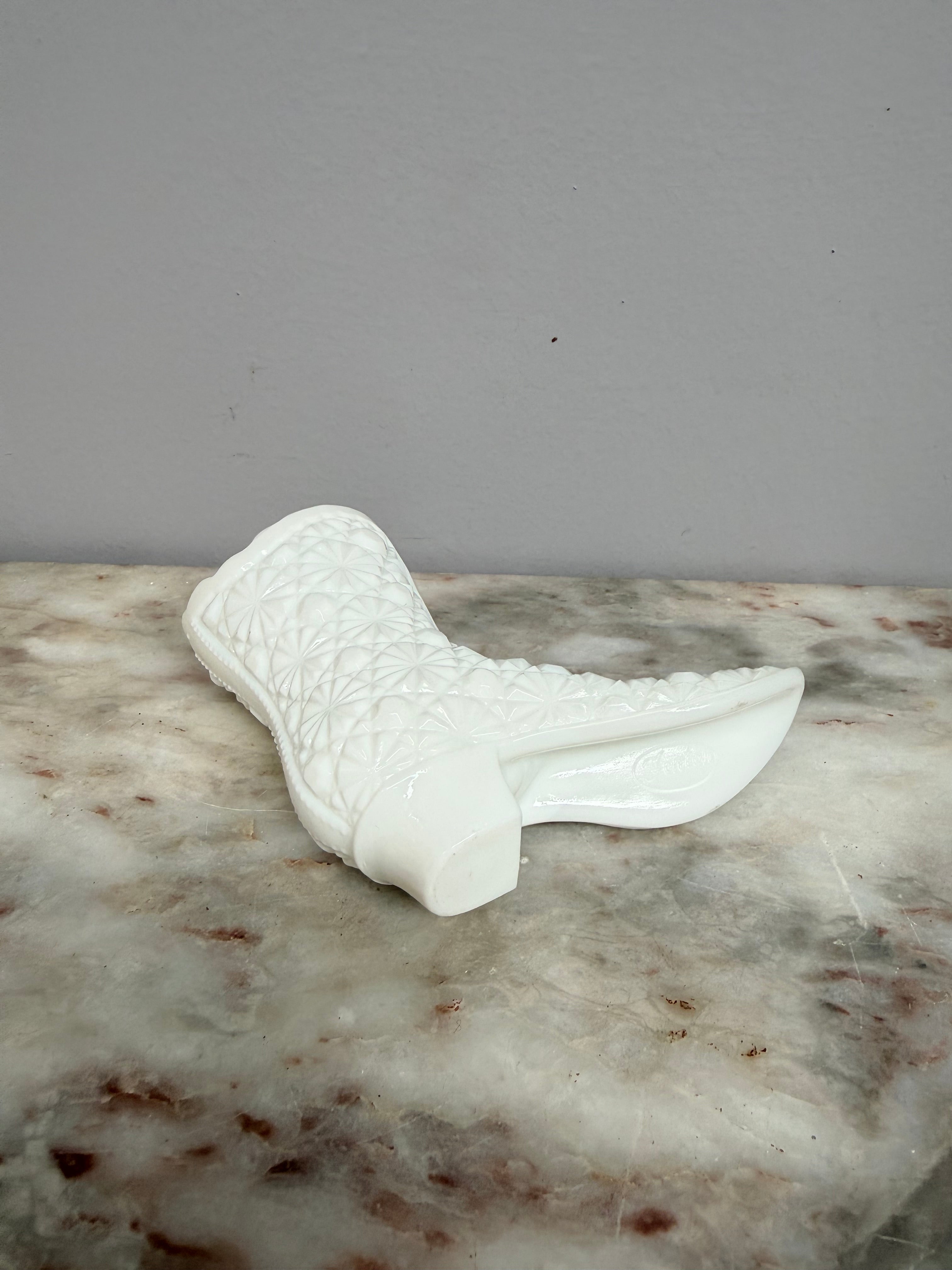 Vintage Fenton Milk Glass Boot/Shoe | Antique & Vintage | Moonee Ponds Antiques | Australia Wide Delivery