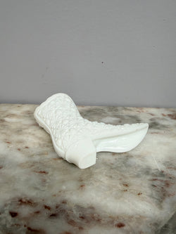 Vintage Fenton Milk Glass Boot/Shoe | Antique & Vintage | Moonee Ponds Antiques | Australia Wide Delivery
