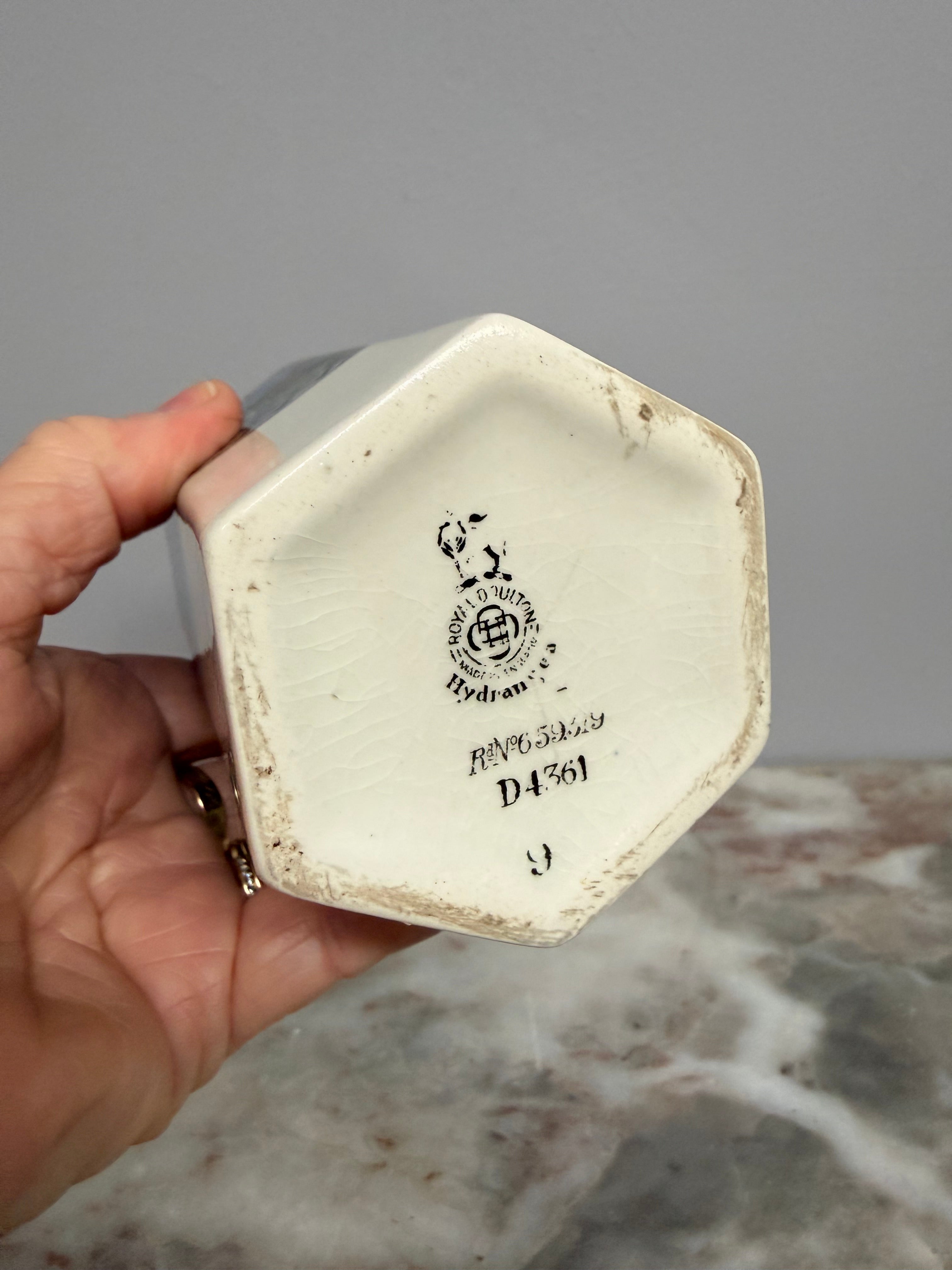 Vintage Hydrangea Royal Doulton Vase D4361 | Antique & Vintage | Moonee Ponds Antiques | Australia Wide Delivery