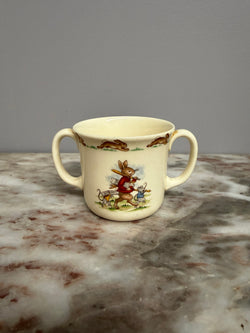 Royal Doulton Vintage Bunnykins Double Handle Mug | Antique & Vintage | Moonee Ponds Antiques | Australia Wide Delivery